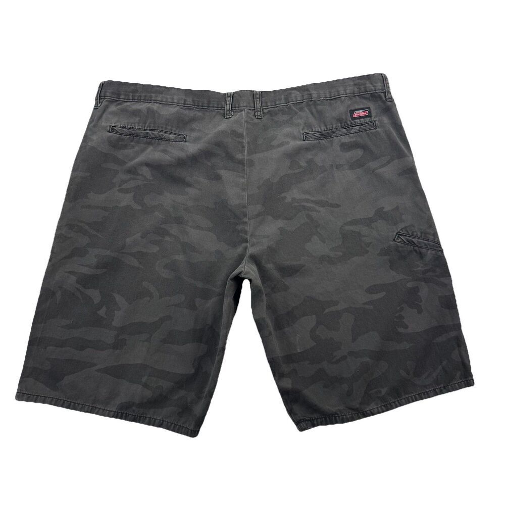 Dickies Camo Shorts Mens 44 Gray Black Cargo Workwear Skate Casual Chino